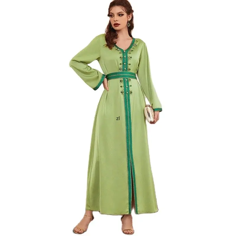 

Eid Abaya Дубай, марокканский кафтан, Caftan, марокканская Арабская вечеринка, мусульманское платье, Турция, Абая для женщин, мусульманская одежда, ...