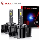 Светодиодные фары Bullvision D3S HID D1S D2S D4S D5S D8S D1R D2R D3R Turbo светодиодный 35000LM двухсторонний чип CSP 6500K белый 90 Вт Plug  Play