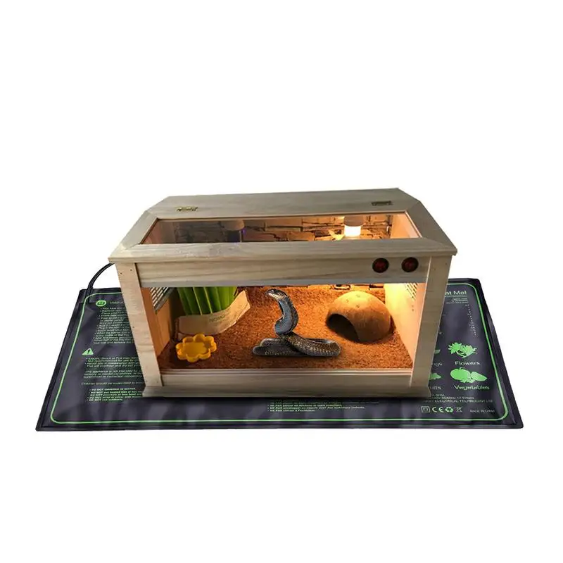 

Heating Mat Reptile Electric Blanket Durable Germination Station Heat Mat Heating Pad Temperature Controller Incubator Mat