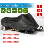 Уличный чехол для снегохода и мотоцикла, водонепроницаемый пылезащитный чехол для трейлерных саней, универсальный чехол с защитой от УФ-лучей для зимнего лыжного автомобиля, 3 размера