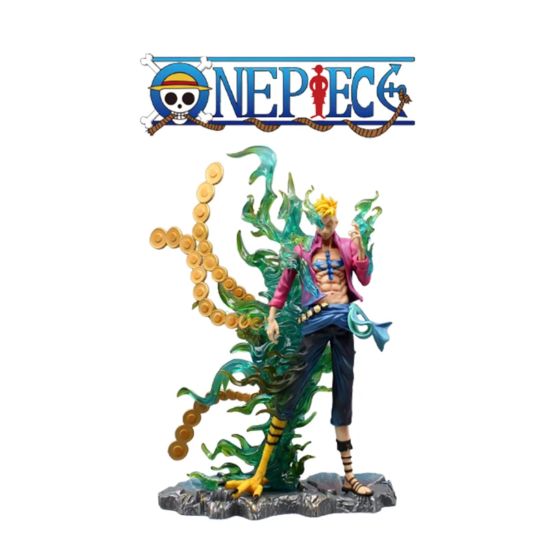 

34cm One Piece Marco Anime Figure Gk Figurine Iu Immortal Birds Model Pvc Statue Toys Doll Collection Room Decoration Kids Gift