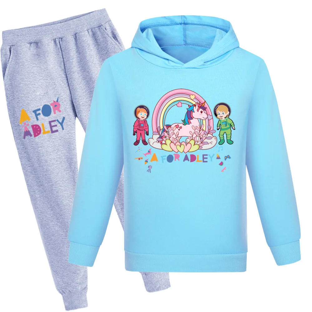 

Детский хлопковый комплект одежды, футболка с длинным рукавом и штаны