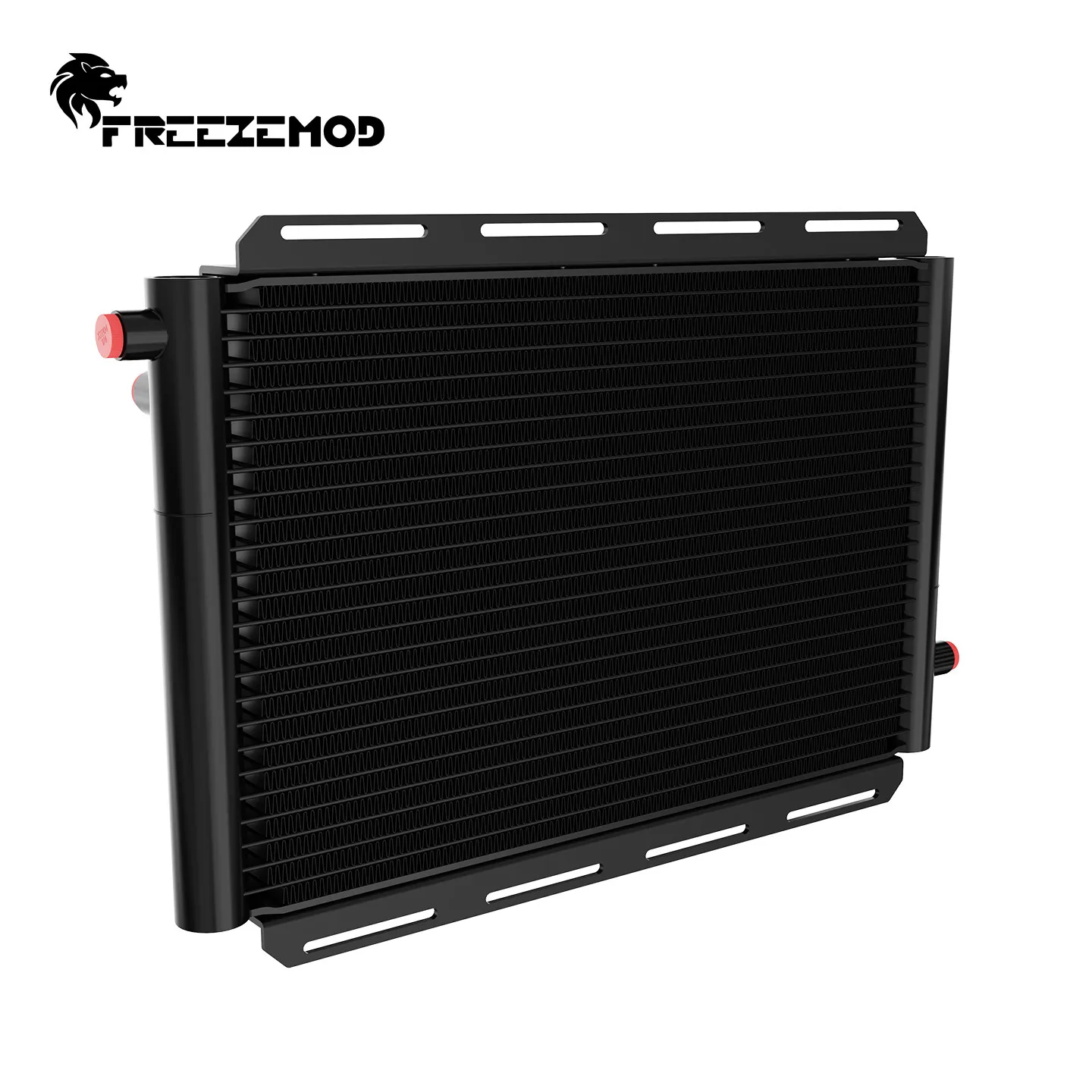 Фото FREEZEMOD SR-LP22-720 Алюминиевый радиатор водяного охлаждения с усиленными ребрами, устойчивый к высокому давлению, 720 мм, для ПК, жидкостный теплообменник №3