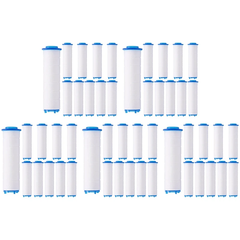 

BMDT-50Pcs Replacement Shower Filter For Hard Water - High Output Shower Water Filter To Remove Chlorine And Fluoride