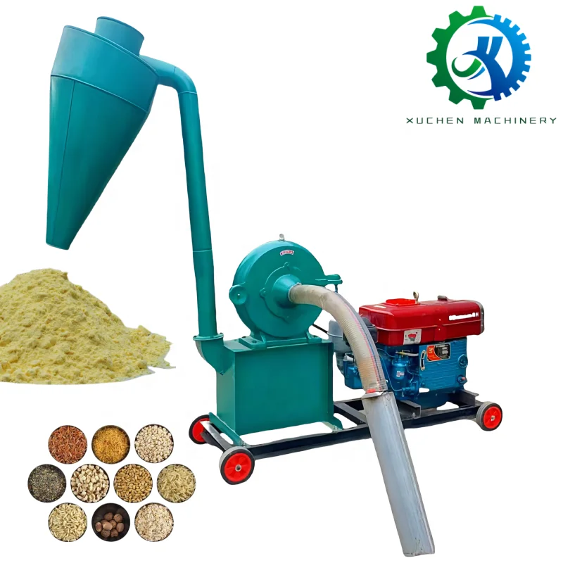 Заводская молотковая мельница для зерна риса кукурузы пшеницы подачи животных