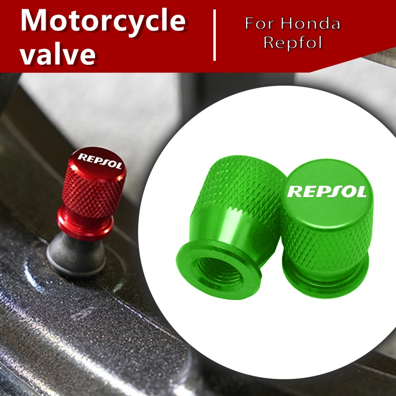 

for Honda REPSOL HRC CBR600RR CBR1000RR CBR900RR CBR929RR CBR954RR Universal Motorcycle Accessories Wheel Tire Valve Cap Cover