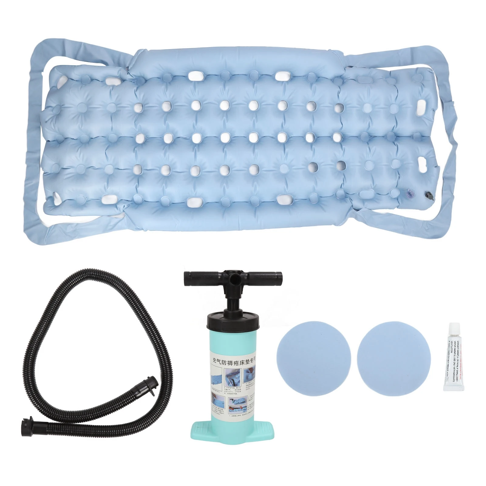 Матрас давления газа 24 отверстия Предотвращение болей Fixable Body Relax Надувной матрас