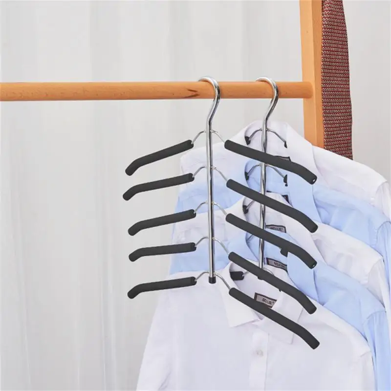 

Creative Hanger High Steel Eva Foam Space-saving Multi-layer Hanger No Trace Multi-functional Hanger Portable Hanger