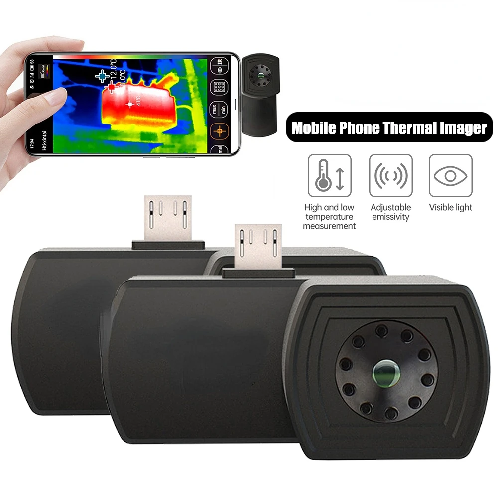 

DECCA DC-101 high resolution Infrared Thermal Imaging Camera Mobile Phone Ir Thermal imager For Smart android phone oem