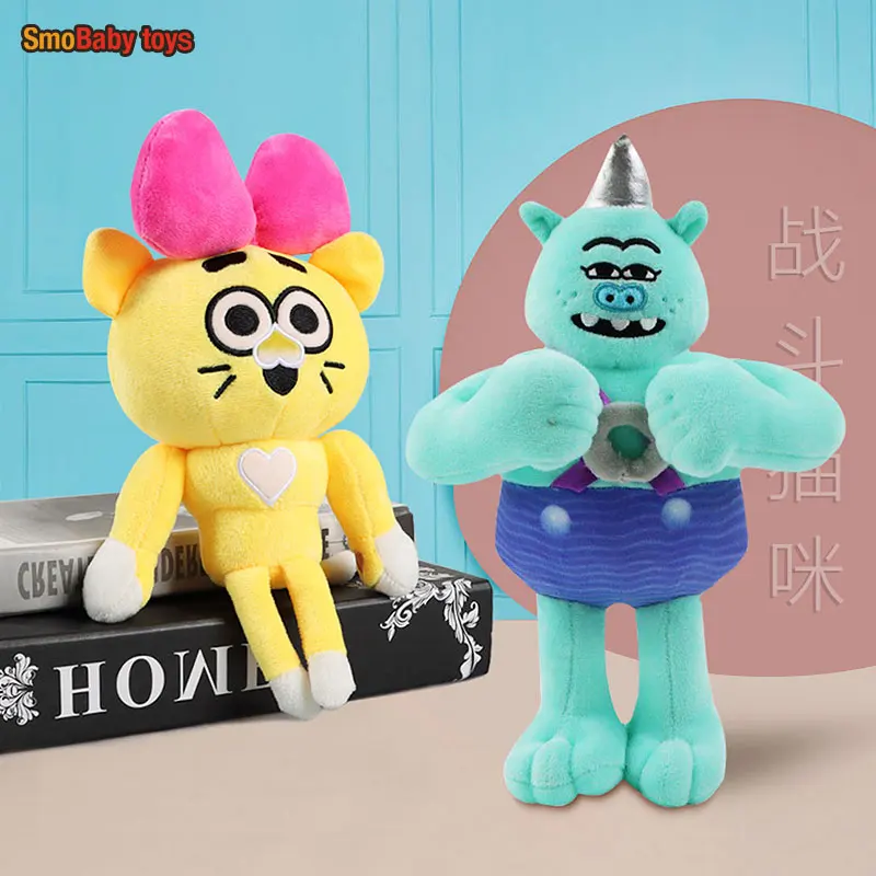 

28cm Battle Kitty Plush Toys Kawaii Game Character Battle Cat Stuffed Dolls Cartoon Anime Stuffed Cat Doll Plush Animal for Kids