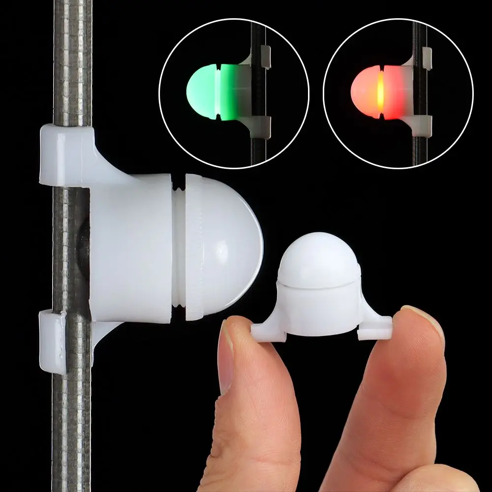 

Luminous Color Change Alert Tool LED Light Fish Bite Remind Rod Tackle Smart Alarm Bite Indicator