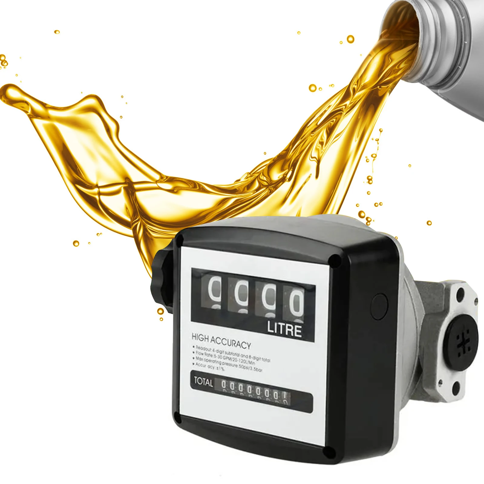 Измеритель расхода топлива 5-30 галлонов/мин/20-120 л/мин