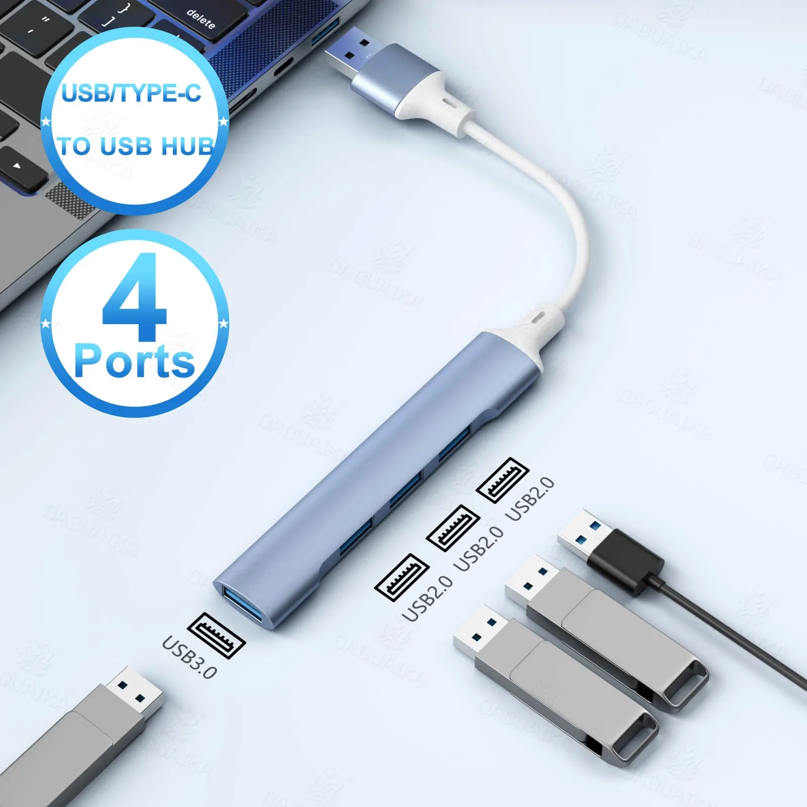 Разветвитель с 4 портами USB 3 0 5 Гбит/с