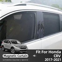 for honda crv 5seats 2017 2021 magnetic car side window sun shade car sun shade for heat glare and uv protection car curtain