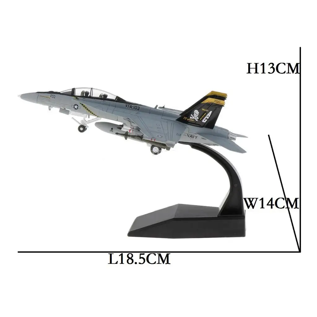 Модель самолета 1/100 F/A-18 Strike из сплава модель под давлением Памятная коллекция для