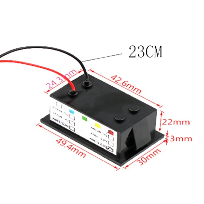 

High-performance Digital Volt- Meter Meter Gauge Voltage Display Dustproof 12V 24V 36V 48V 60V 72V for Golf Cart