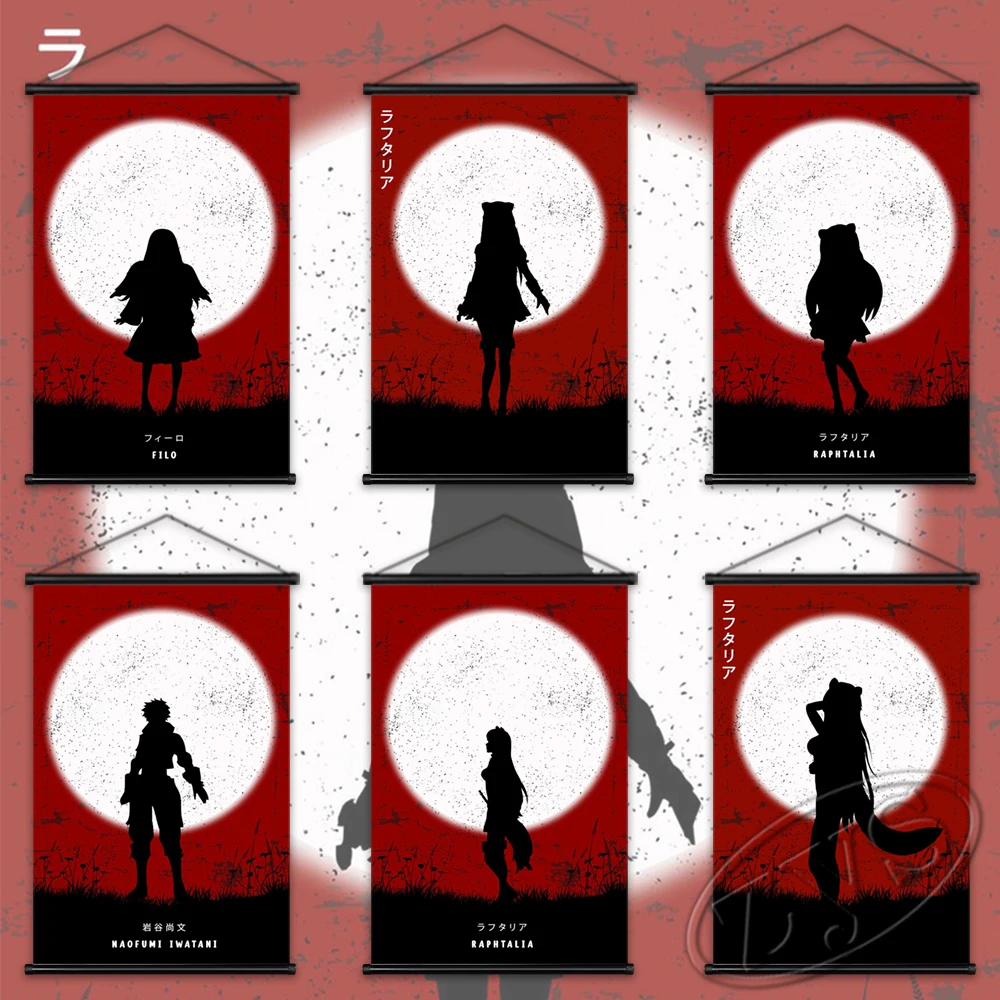 

Scroll The Rising of the Shield Hero Poster Canvas Anime Hanging Painting Print Wall Art Picture Home Decoration Christmas Gift