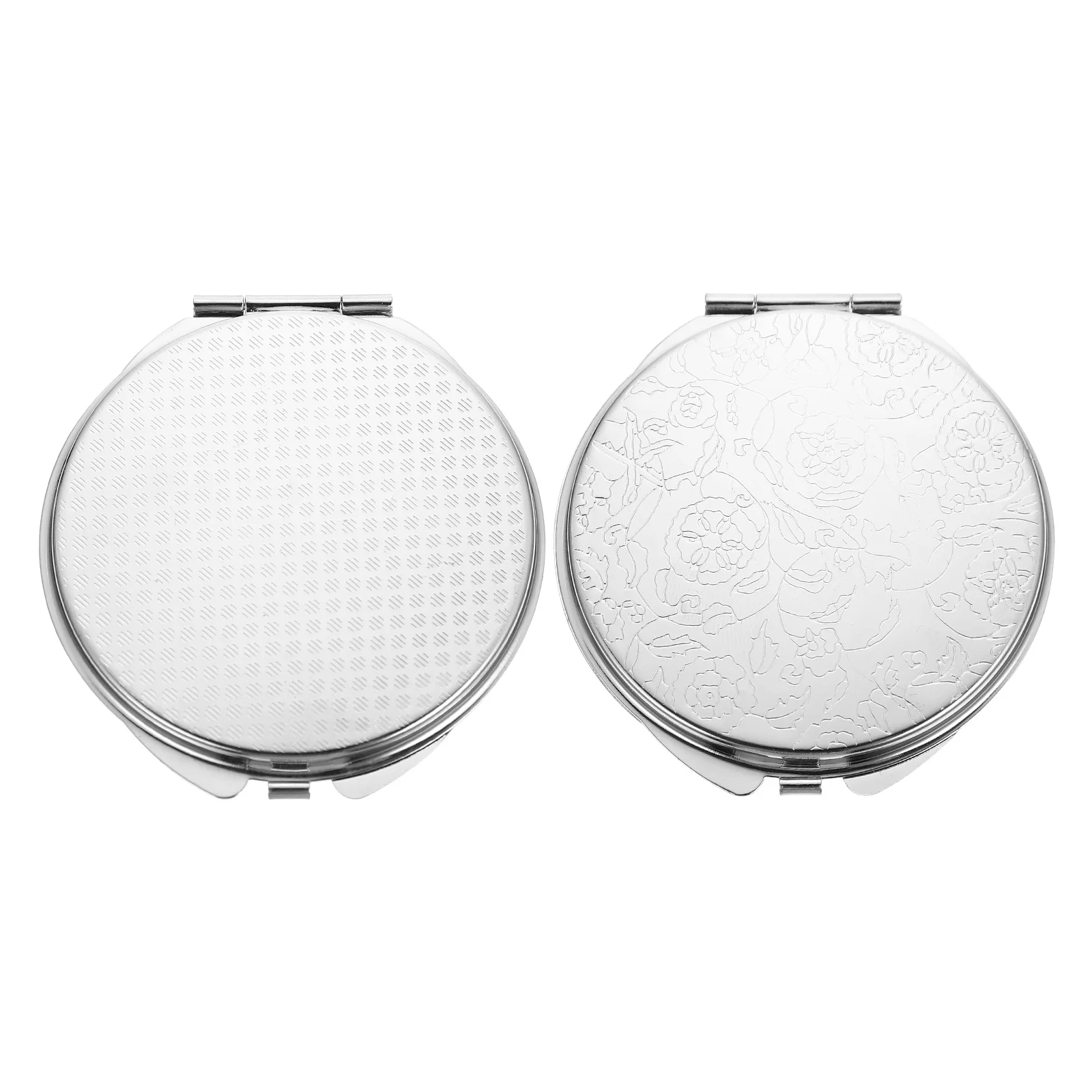 

Mirror Compact Makeup Pocket Purse Mini Travel Roundhandheld Sideddoubleface Handbag Vintage Folding Personalized Vanity Beauty