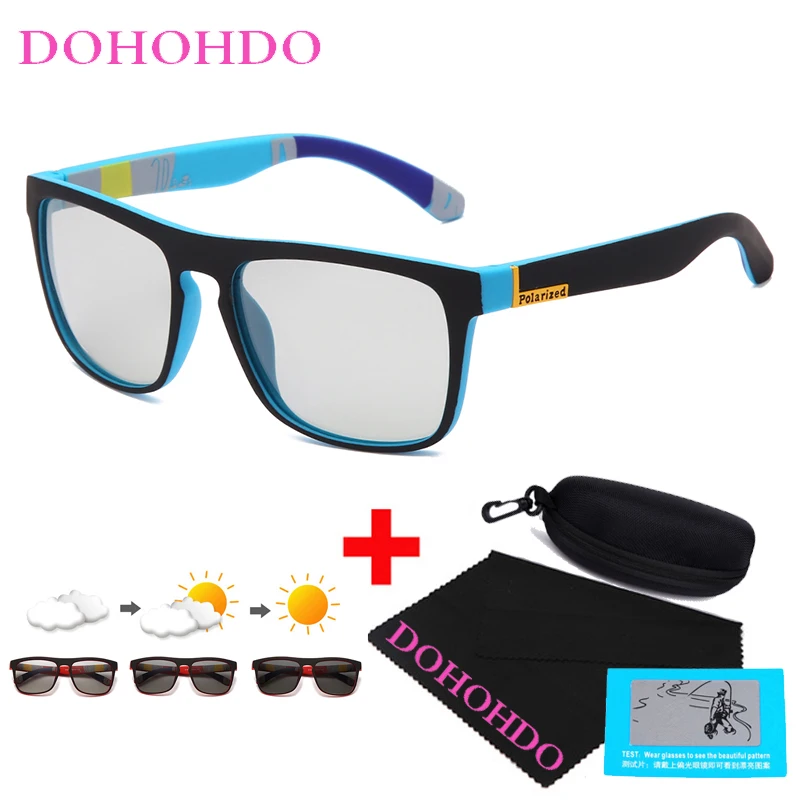 DOHOHDO мужские фотохромные солнцезащитные очки поляризационные для вождения
