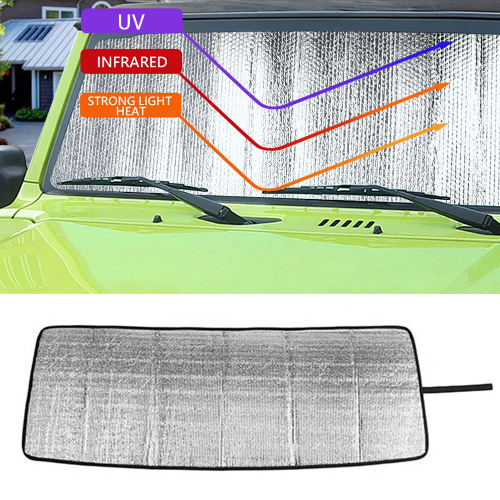 Солнцезащитный козырек для лобового стекла автомобиля, 122 см x 45 см, аксессуары для салона автомобиля Suzuki Jimny JB64 JB74 JB64W JB74W 2019 Солнцезащитный козырек для лобового стекла автомобиля, 122 см x 45 см, аксессуары для салона автомобиля Suzuki Jimny JB64 JB74 JB64W JB74W 2019