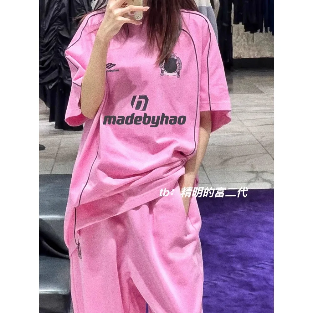 NIGO винтажная футбольная рубашка с вышивкой и короткими рукавами для мужчин