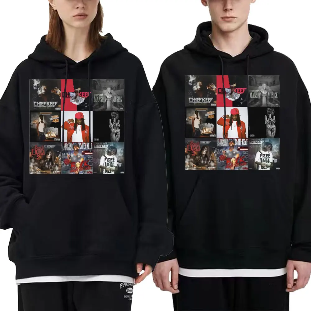 

Худи мужское объемное с принтом музыкальных альбомов в стиле Харадзюку