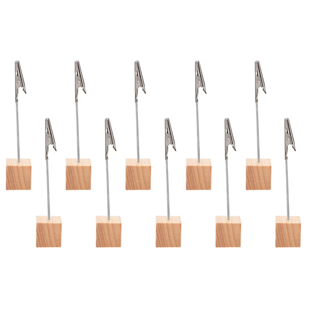 

10pcs Menu Clips Photo Display Stand Picture Stands Message Clips Photo Display Clamps Business Cards Clips
