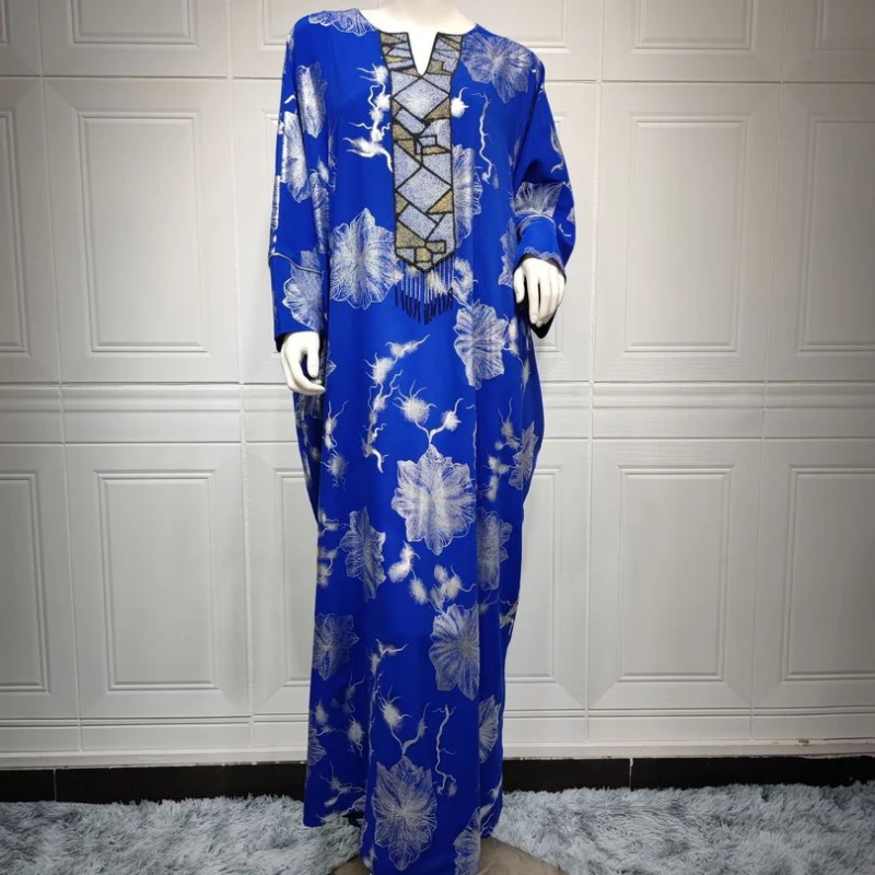 

2022 Рамадан Дубай арабское мусульманское длинное платье африканские платья для женщин Кафтан марокканское вечернее платье Abayas Boubou Djellaba Femme
