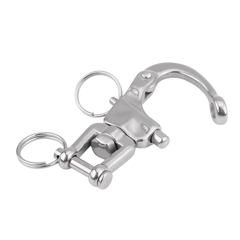 

Brand New Swivel Shackle Boat Parts Universal Fitment 316 Stainless Steel 70mm Accessories Fork Marine Hardware