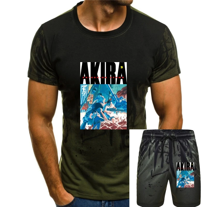 

Akira 1988 футболка из натуральной ткани V7 манга K.Otomo Токио 100% хлопок Размеры S 5Xl