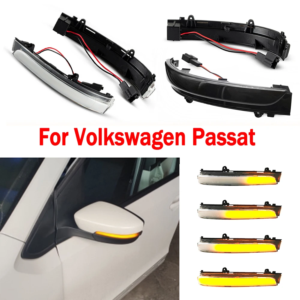 Лампа-индикатор для зеркала заднего вида Volkswagen Saviro G5 G6 G7 G8 2010-2021 2 шт.