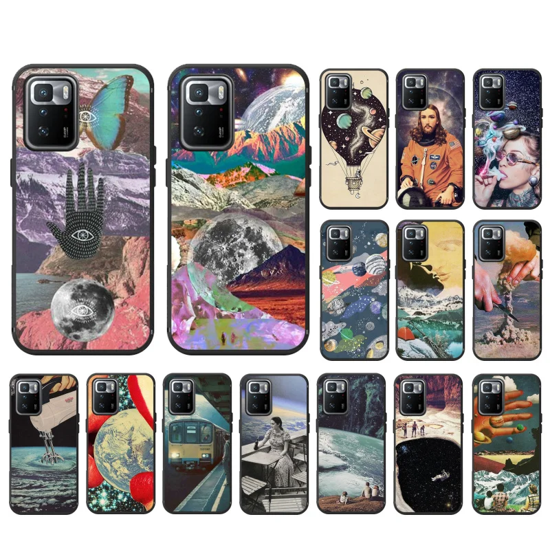 

Trippy Psychedelic Phone Case for Xiaomi Mi 11T 11lite 11T pro Poco X3 Pro Redmi Note8 Note10 Note9 Pro Note 11Redmi 10 9 9C