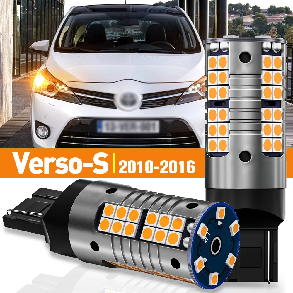 

2pcs LED Turn Signal Light For Toyota Verso-S 2010-2016 2011 2012 2013 2014 2015 Accessories Canbus Lamp