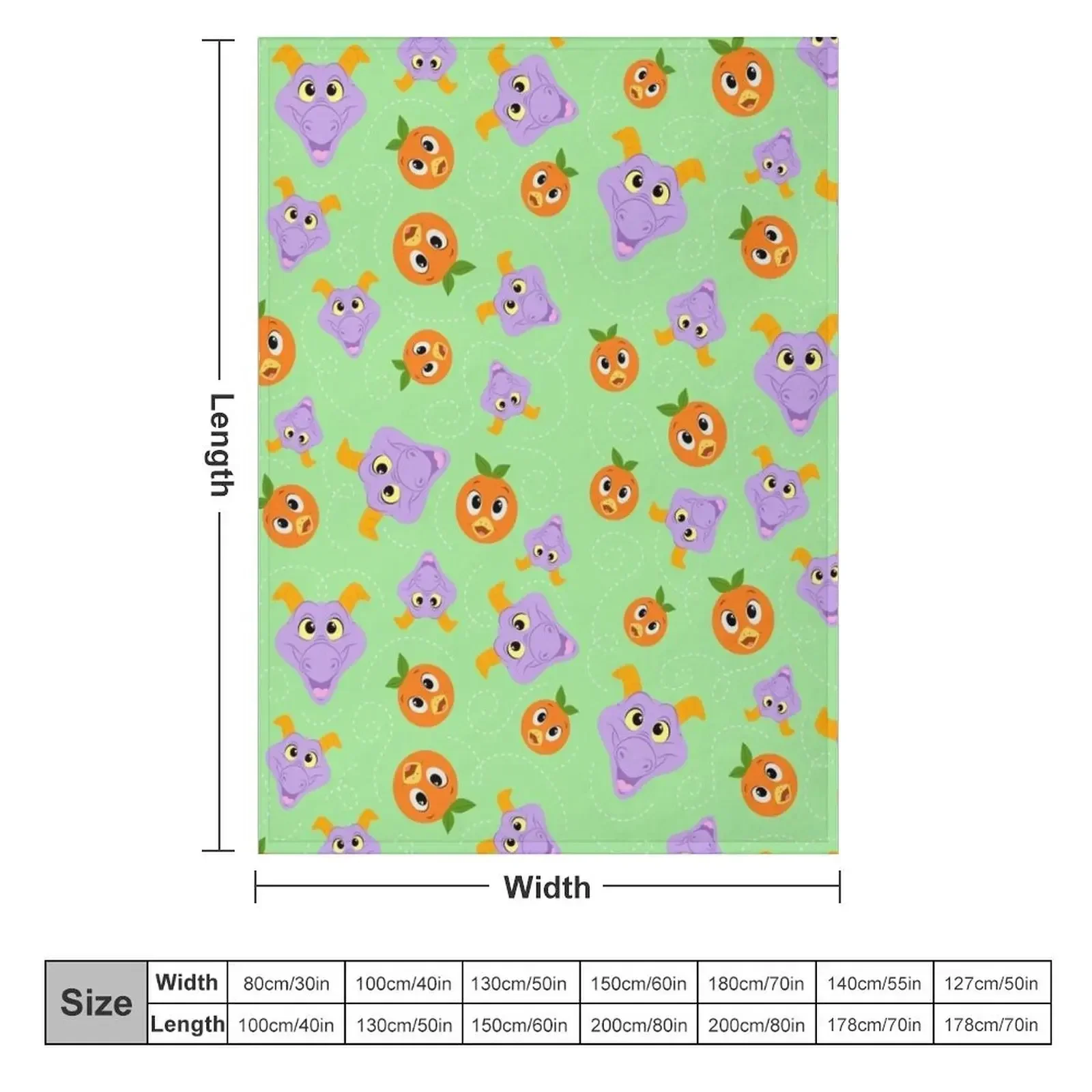 Фестивальная свежая фигурка и оранжевая птица (зеленая) Одеяло Одиночные