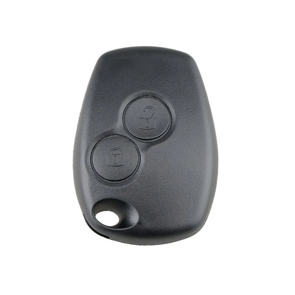 

Корпус автомобильного ключа с двумя кнопками, ФОБ без логотипа для Renaul t Dacia Modus Clio 3 фонарь Kangoo 2, без логотипа