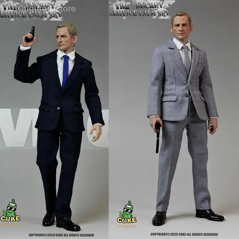 

1/6th Windbreaker Clothes Suit & Weapon For 12" Bond Action Figure Body CUKE TOYS MA-009A/B