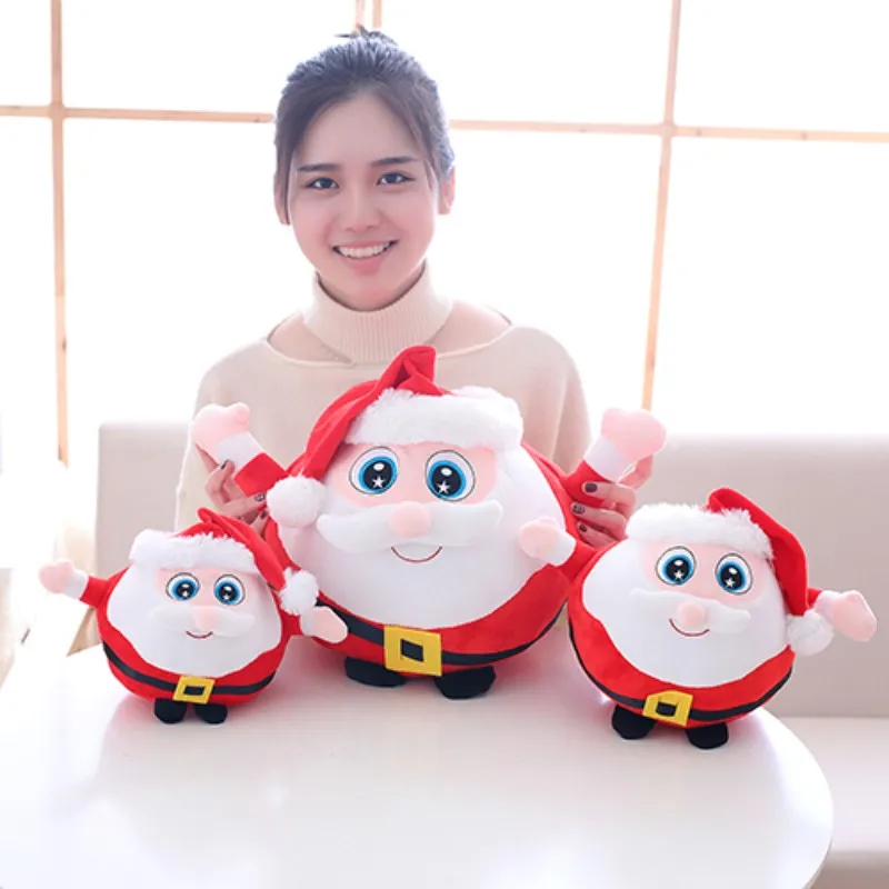 Милая Рождественская серия кукол 25-40 см Санта-Клаус лось плюшевые игрушки