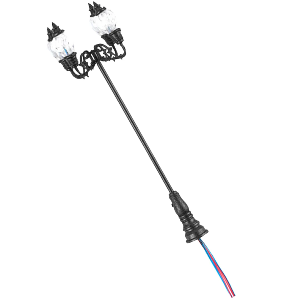 

Lamp Street Post Miniature Light Model Mini Lantern Train Villagepathway Accessories Platform Traffic Streetlight Railroad Fairy