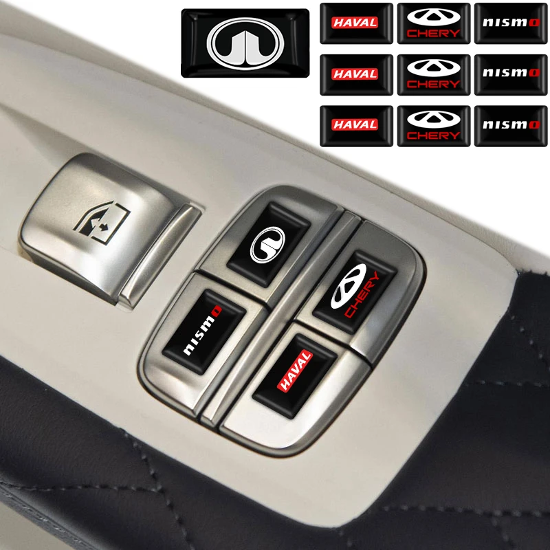 3D Автомобильная наклейка с логотипом автомобиля на пуговицы s украшение для Lexus