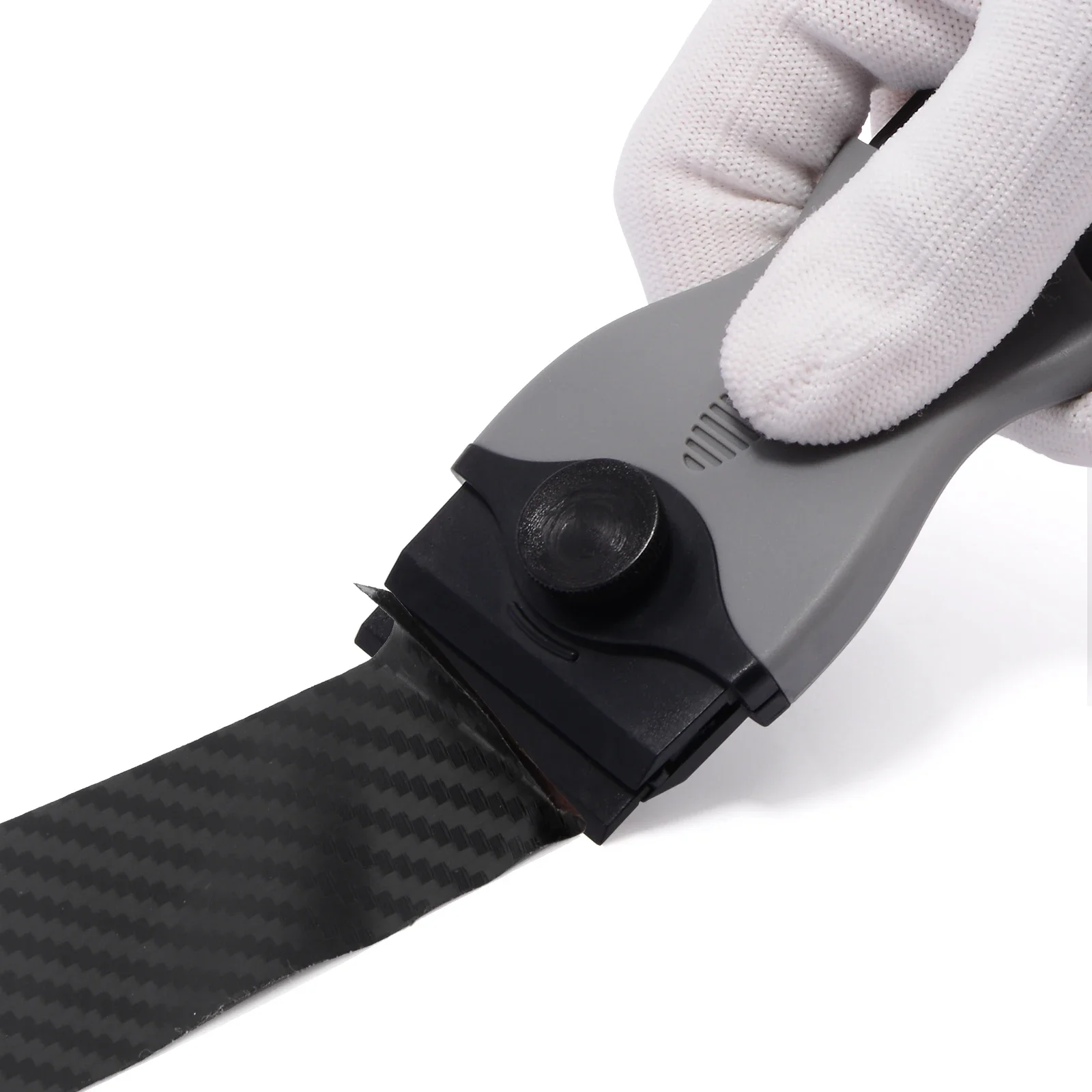 100 шт. пластиковое лезвие + черно-оранжевая бритва скребок для очистки грязи