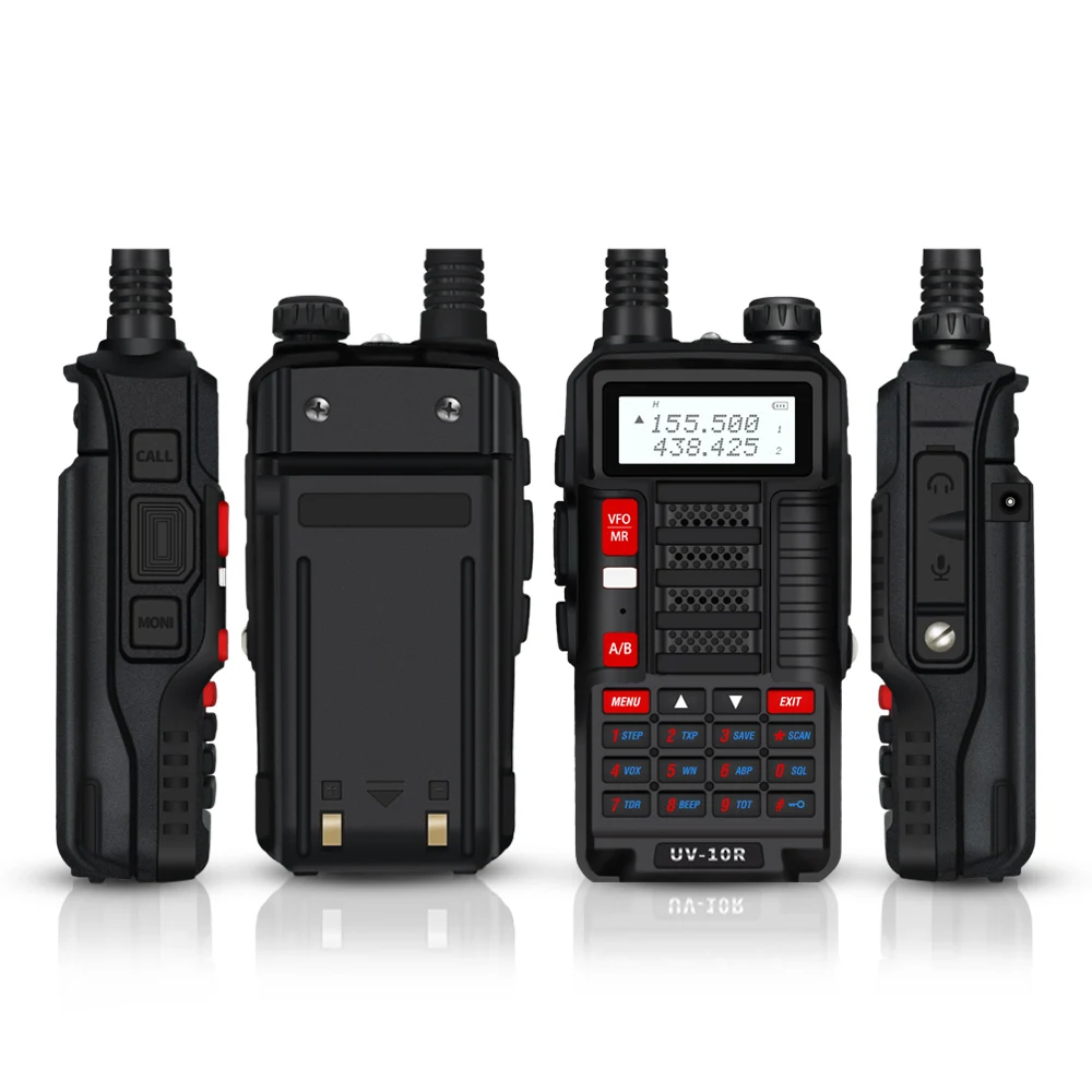 Baofeng Professional Walkie Talkie UV-10R 10W 128 Channels VHF UHF Dual Band 2Way CB Ham Radio Baofeng UV 10R better than UV 9R