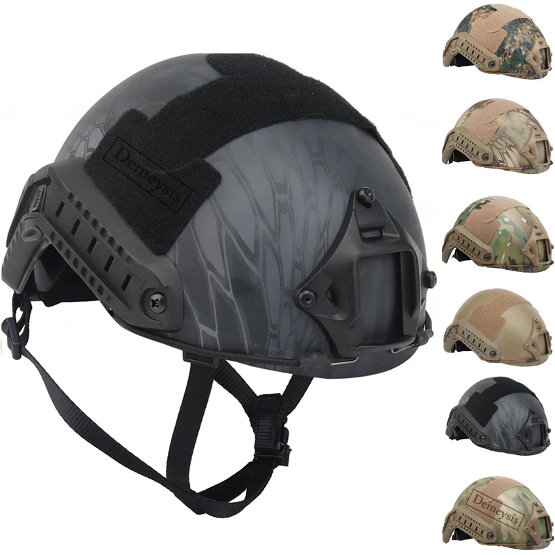 

Airsoft Tactical Helmet Fast MH Type Camouflage Tactics Combat Helmets Protective Gear for Outdoor Activities