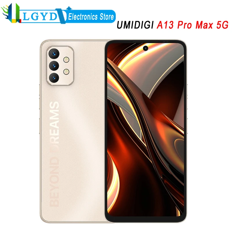 

UMIDIGI A13 Pro Max смартфон с 5,7-дюймовым дисплеем, восьмиядерным процессором, ОЗУ 12 Гб, ПЗУ 256 ГБ, 6,8 ГГц, 64 мп