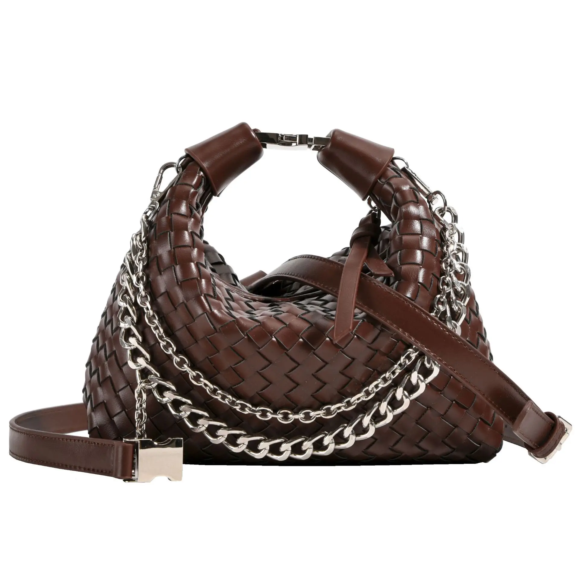 

Роскошные плетеные сумки на плечо для женщин, дизайнерские сумки на цепочке, винтажная плетеная Сумка пельменей, большие облачные сумки, женская сумка для подмышек