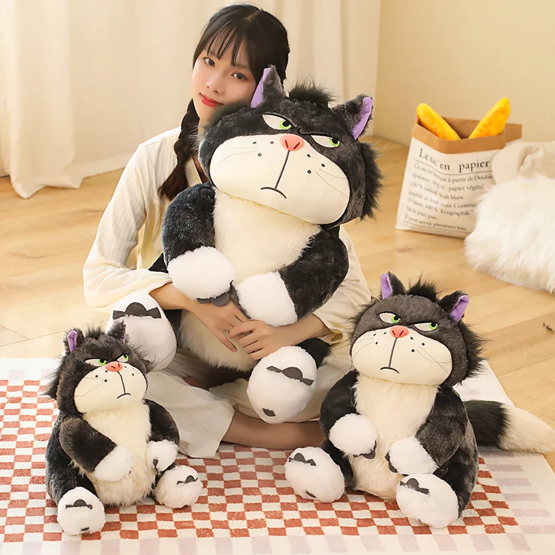 

15-65cm Kawaii Lucifer Cat Plush Toys Anime Cute Lucifer Cartoon Plush Doll for Boys Girls Kids Birthday Gifts Home Decor