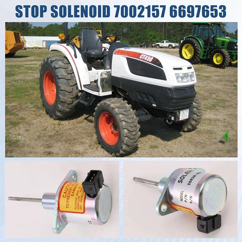 Тракторы стопорный соленоид 7002157 6697653 для компактного трактора Bobcat CT122 CT230 CT235 CT440