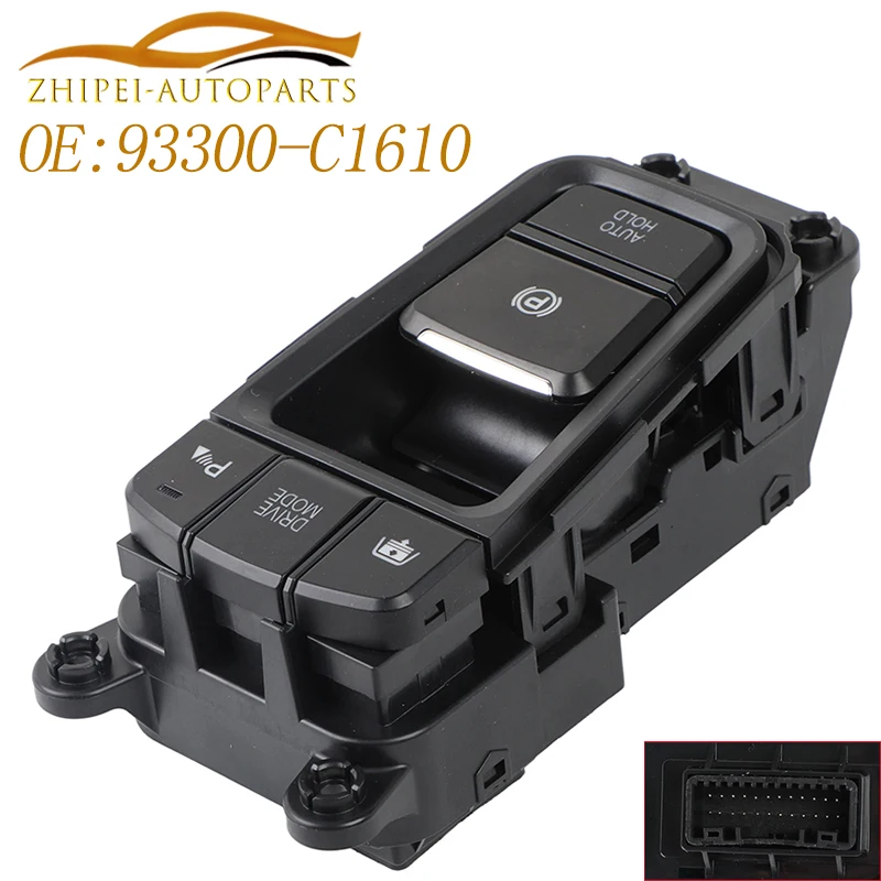 

93300-C1610 электронный переключатель ручного тормоза, переключатель стояночного тормоза, режим вождения автомобиля 93300C1610 для Hyundai Sonata LF 2015 2016