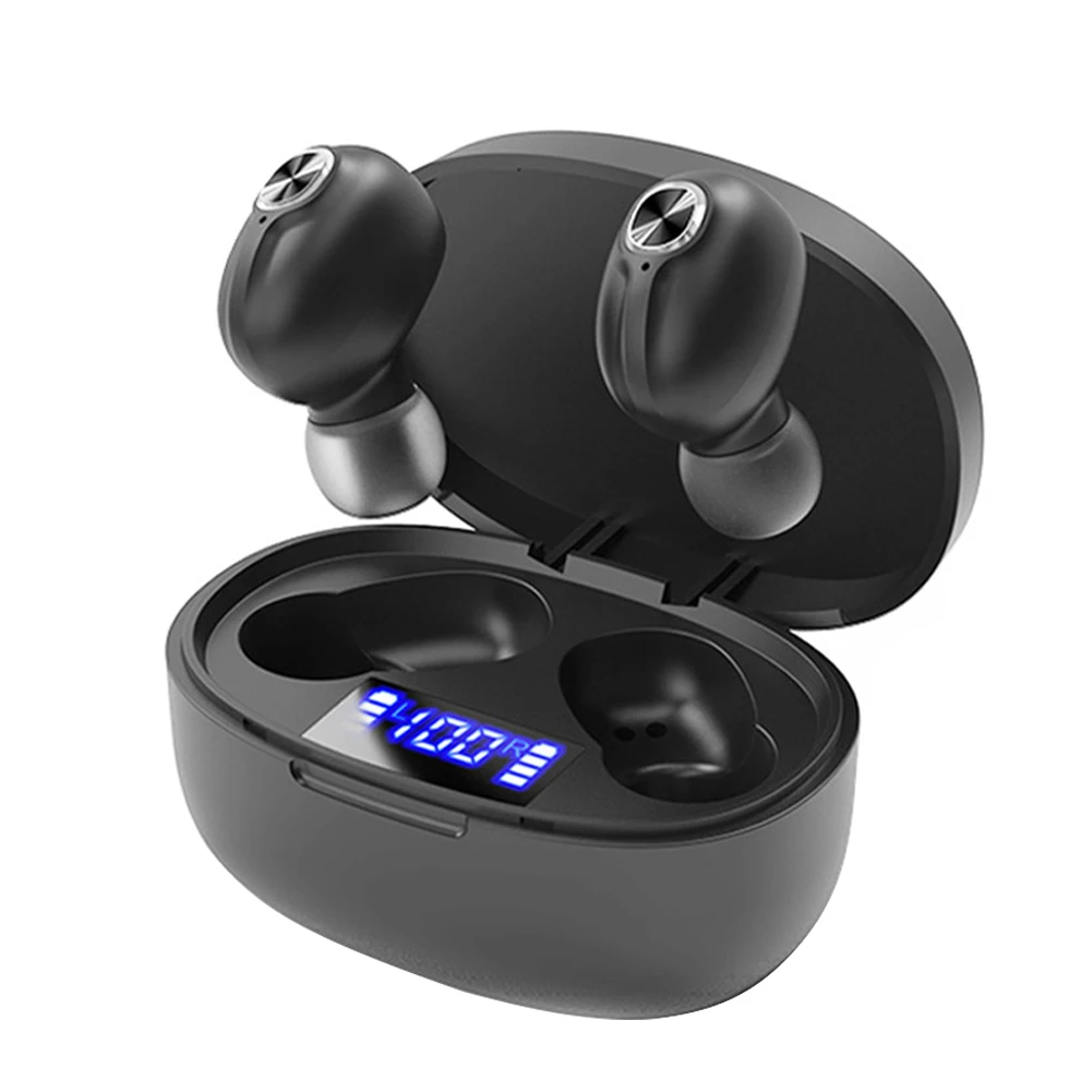

Voice Assistant Gift Auto Pairing Sports Running Wireless Earbuds Compatible 5.0 Travel Calling Built In Microphone