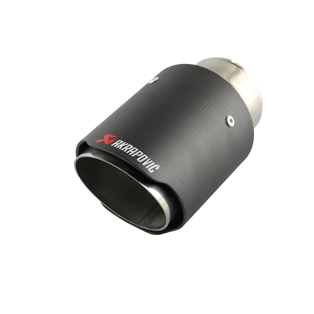 Автомобильный наконечник выхлопной трубы из углеродного волокна 63 мм диаметром