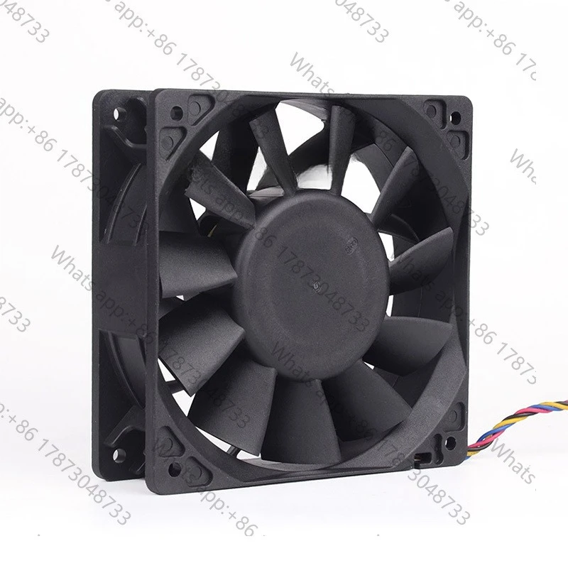 Фото Новый оригинальный вентилятор D12BM-12D 12В 2.3А 12см 120*38мм для Antminer S7 S9 L3+ T9+ M3 S9i, высокопроизводительный, с мощным воздушным потоком №4